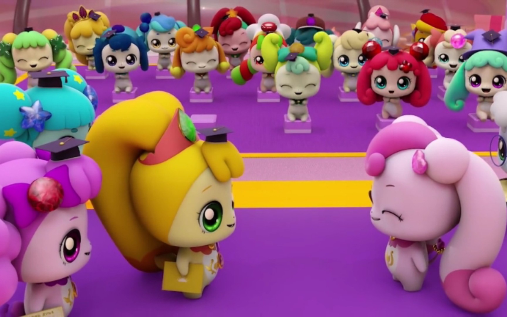 《奇妙萌可:闪亮宝石》第24集动画插曲:"友情像星星闪亮"-香猪猪hate