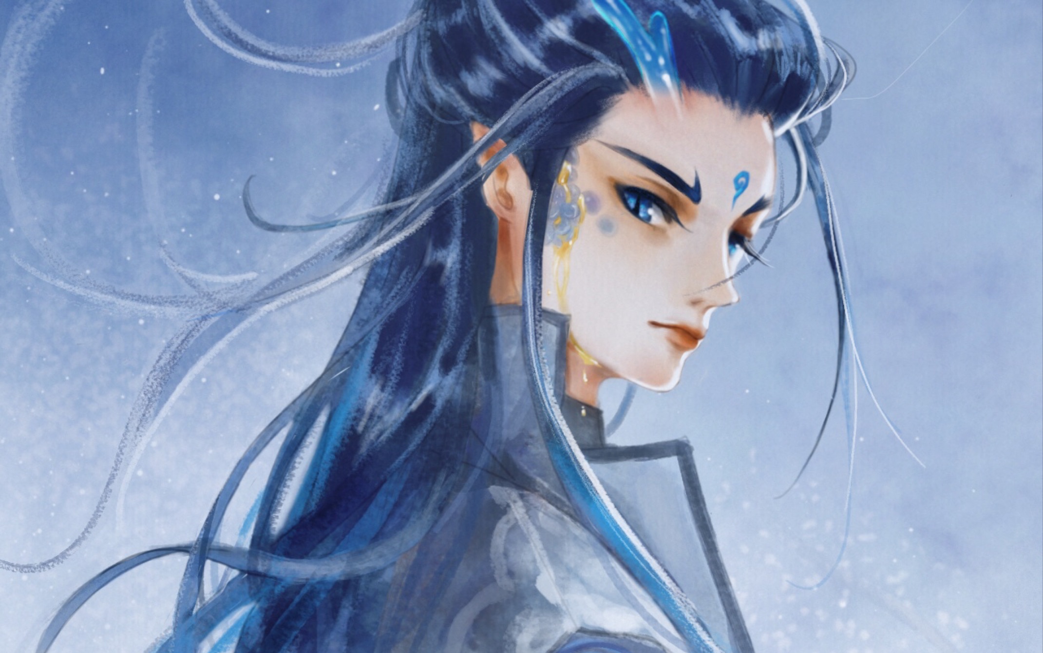 【procreate】临摹江湖夜雨太太的敖丙|ipad板绘_哔哩哔哩 (゜-゜)つ