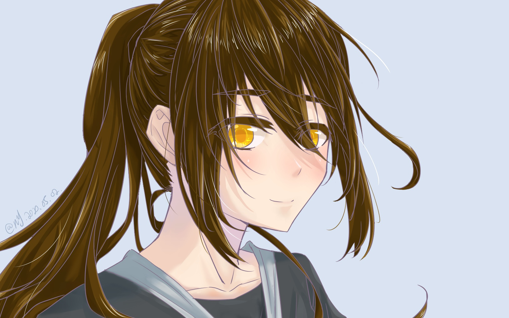 【雪弥/板绘】神之塔_第二十五夜(勾线 上色过程)