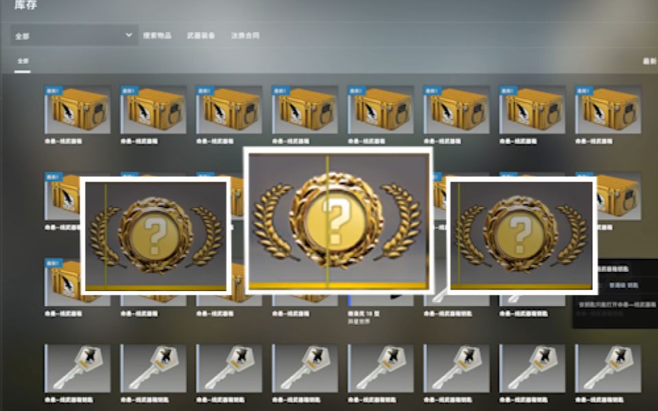 活动作品csgo室友和打赌命悬一线出三个金就再开一百箱