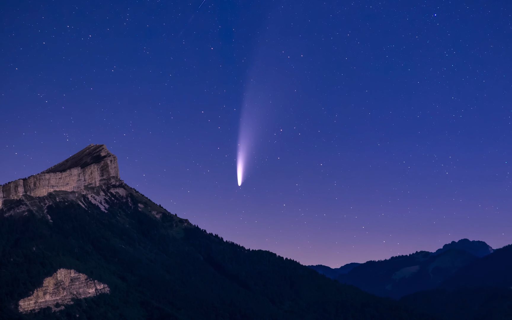 4k延时摄影不容错过的neowise彗星