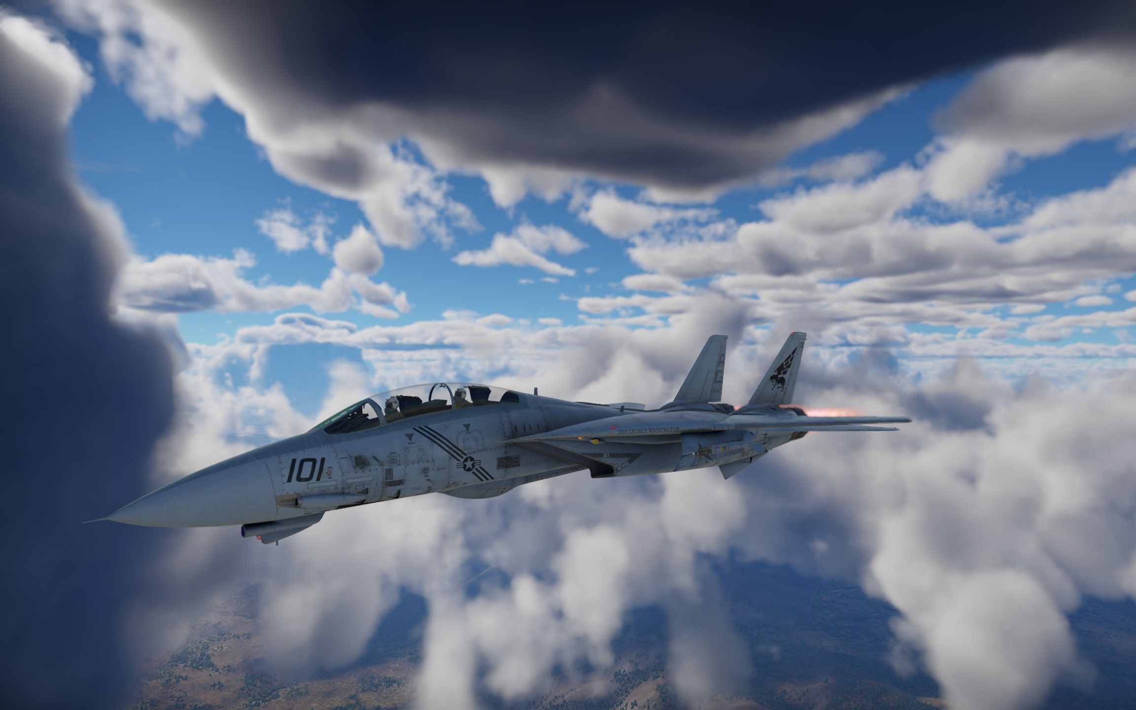 真正的topgun!f14b简介 六杀