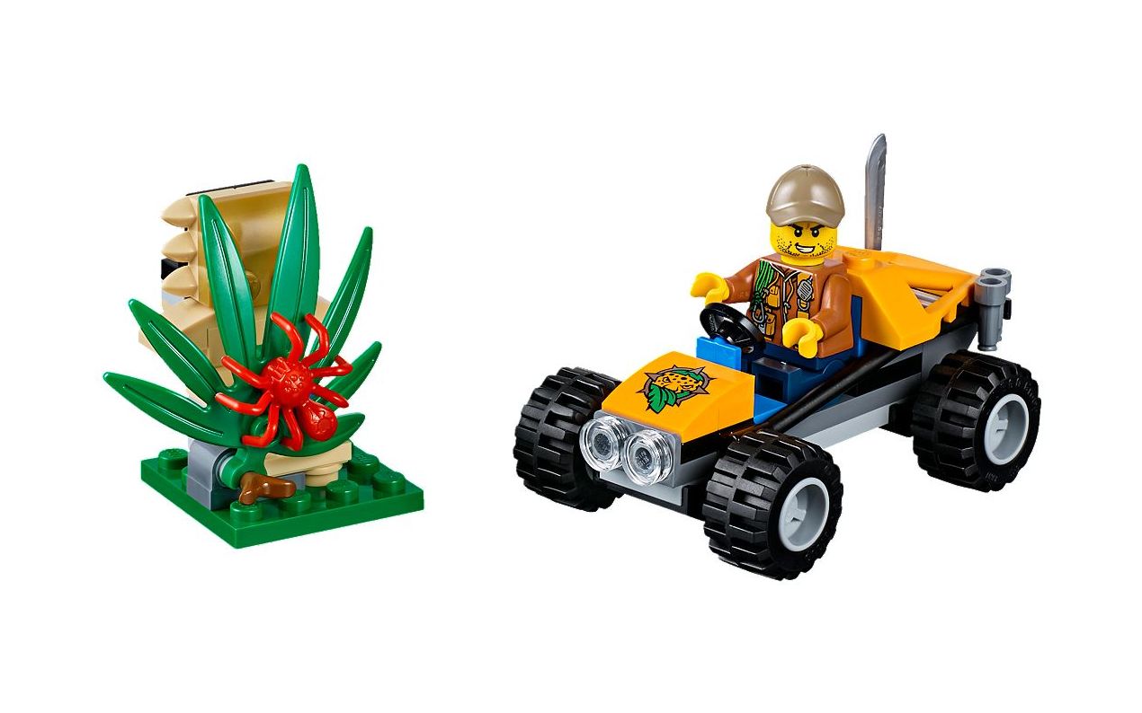 乐高lego 60156 城市系列 丛林探险越野车 2017速拼评测_哔哩哔哩 (゜