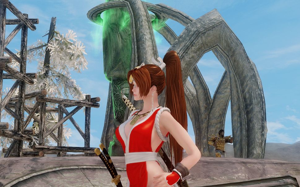 【2k老滚5】不知火舞cos 龙裔dlc 01