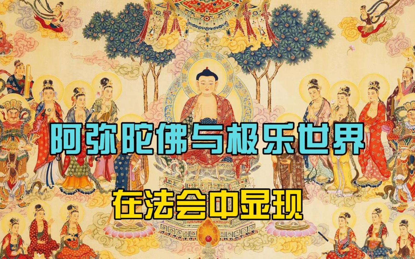 《佛说无量寿经》讲义 第十三集(1) 阿弥陀佛与极乐世界在法会显现哔哩哔哩bilibili