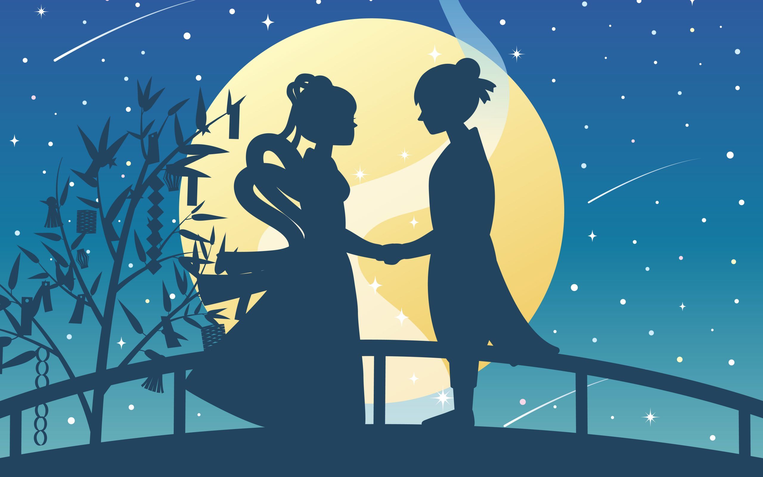 织女牵牛双星会,七夕佳节正当时_哔哩哔哩_bilibili