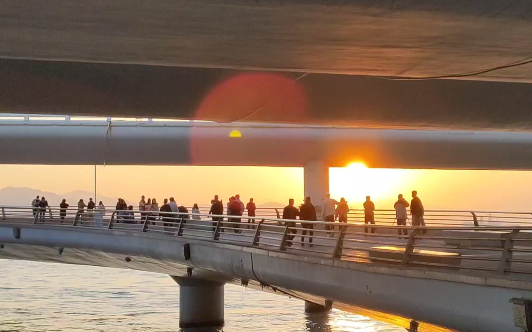 活动作品厦门环岛路演武大桥日落小惊喜