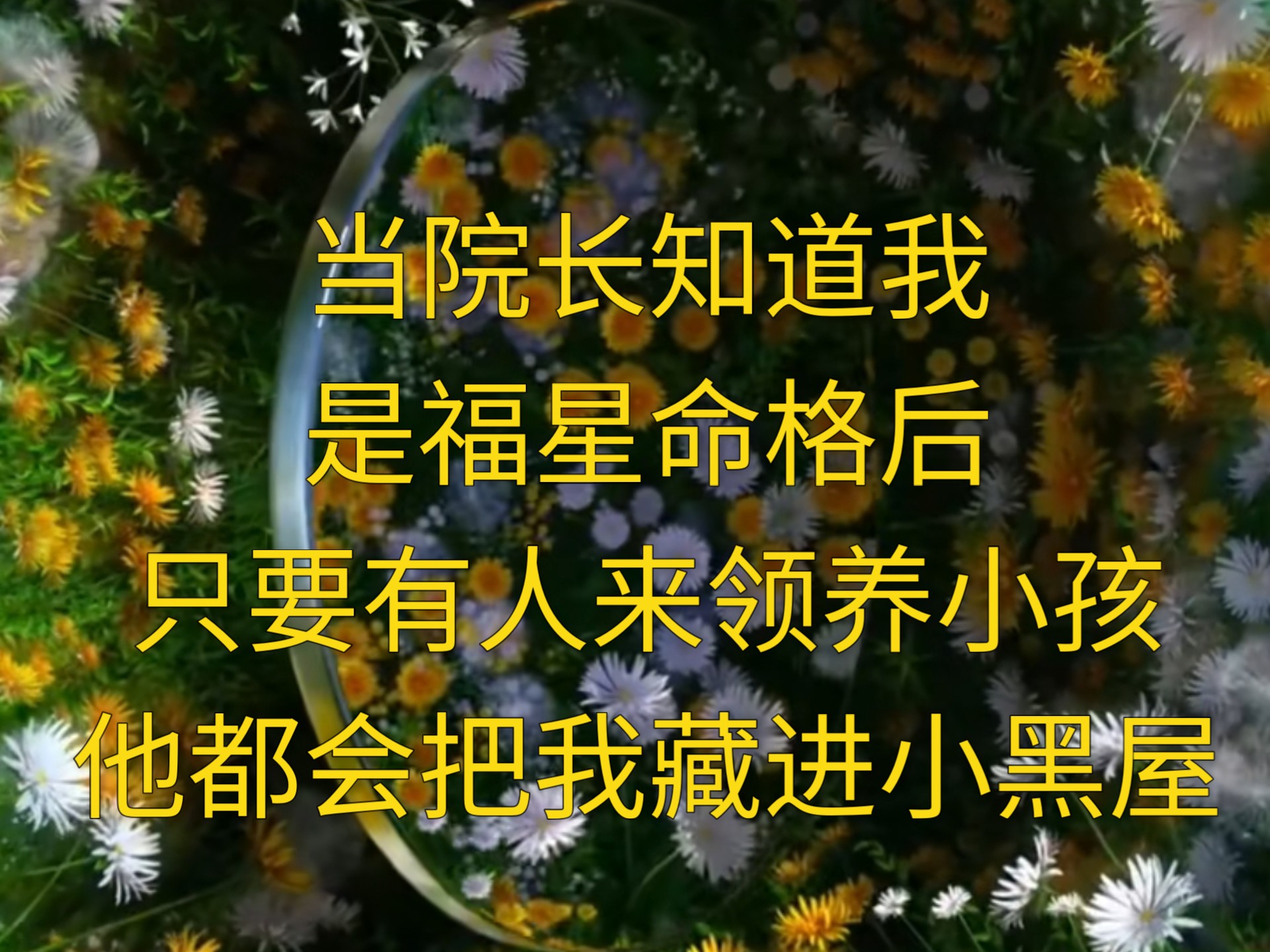 当院长知道我是福星命格后只要有人来领养小孩他都会把我藏进小黑屋哔哩哔哩bilibili