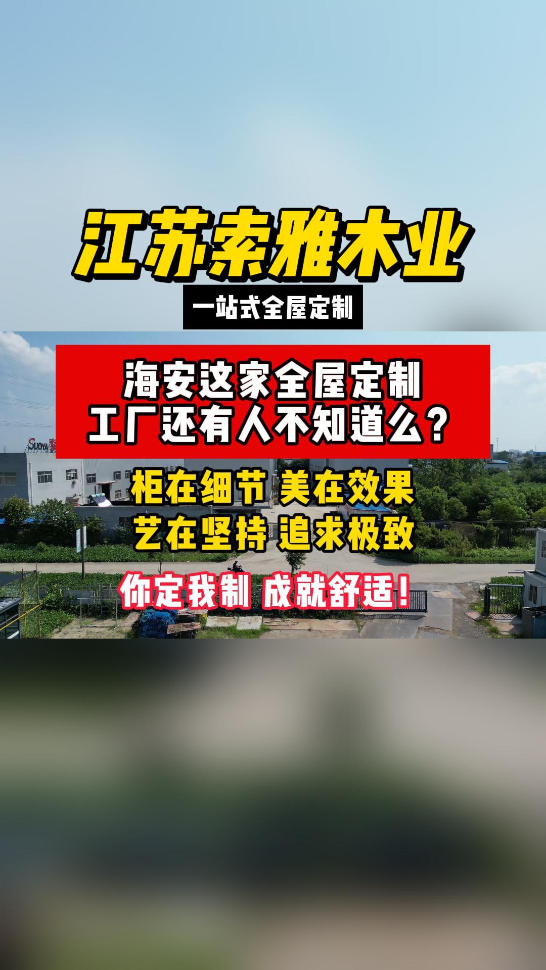 海安这家全屋定制工厂还有人不知道么?哔哩哔哩bilibili