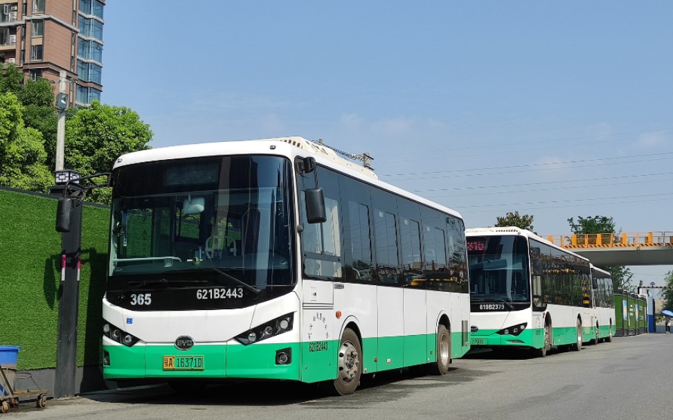 [武汉公交-16路]装配电子后视镜的byd k7行驶在和平大道