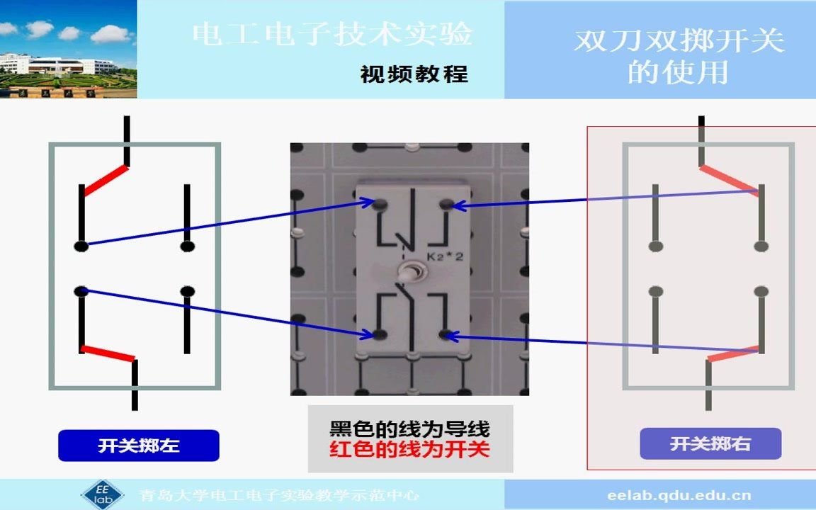 双刀双掷开关的使用哔哩哔哩bilibili