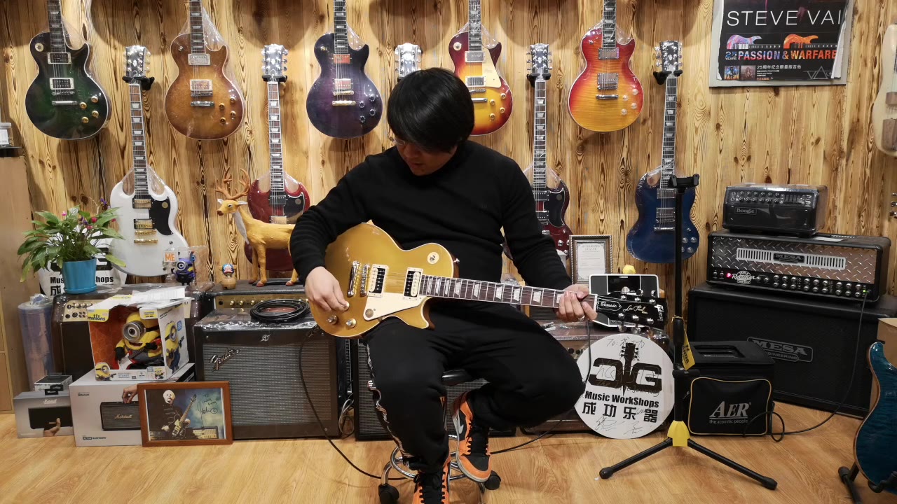 2019 吉普森 gibson les paul classic gold top 大金面 电吉他电路