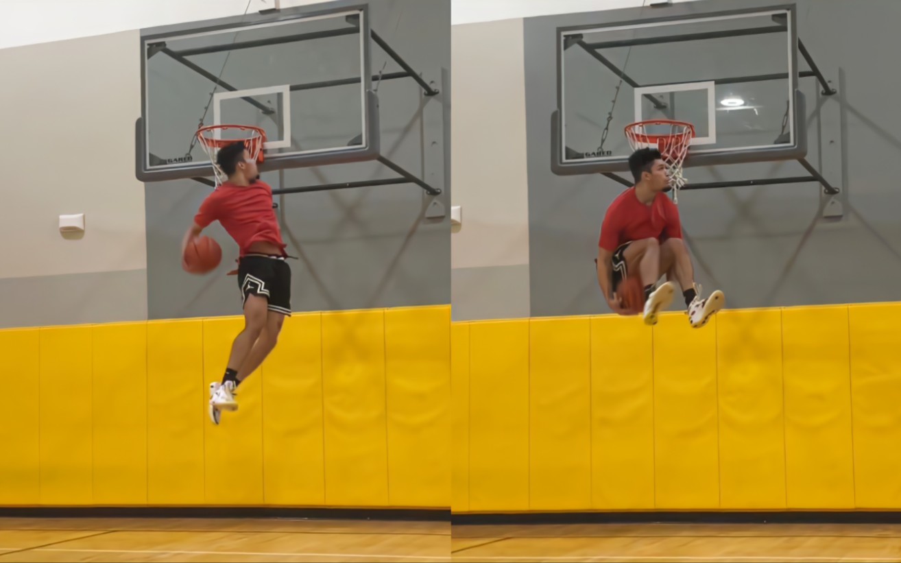 【以赛亚】最新扣篮训练!360臀下换手