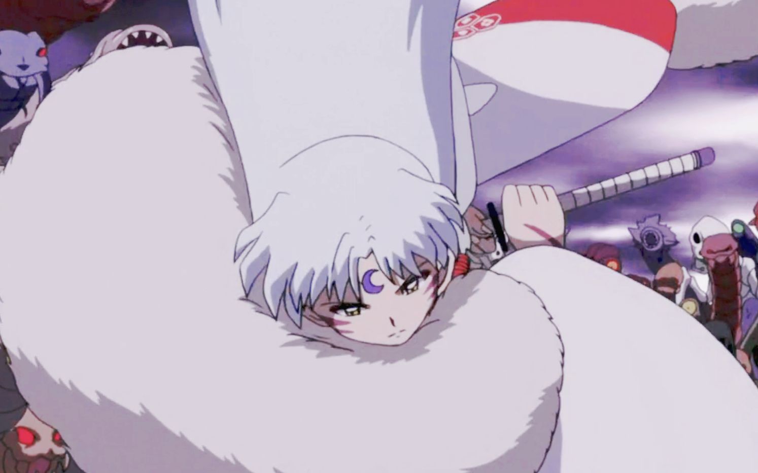 犬夜叉杀生丸七次使用爆碎牙