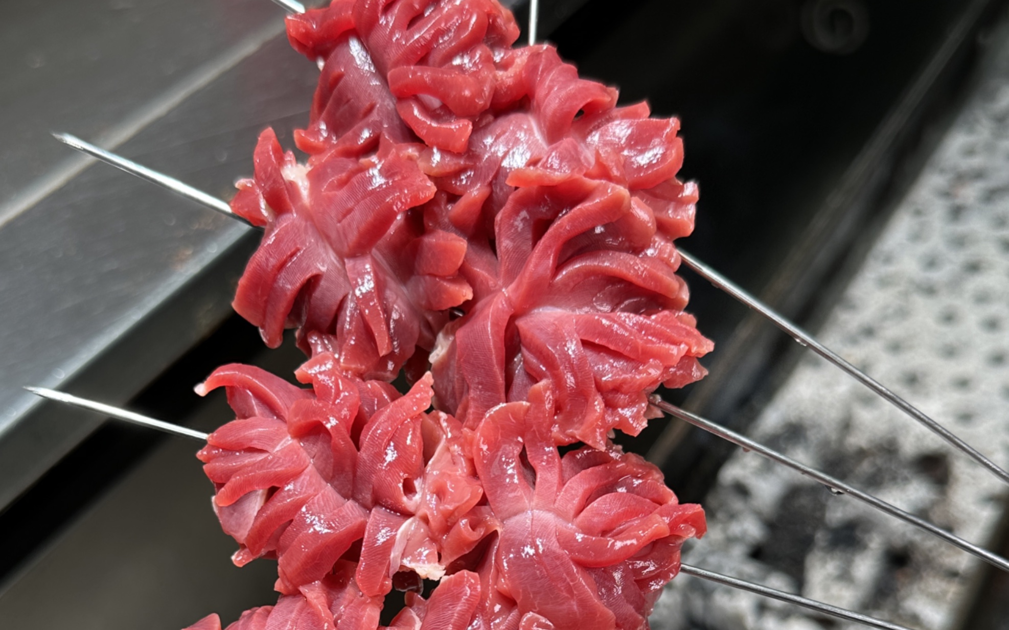 炭烤香辣开花鸡胗