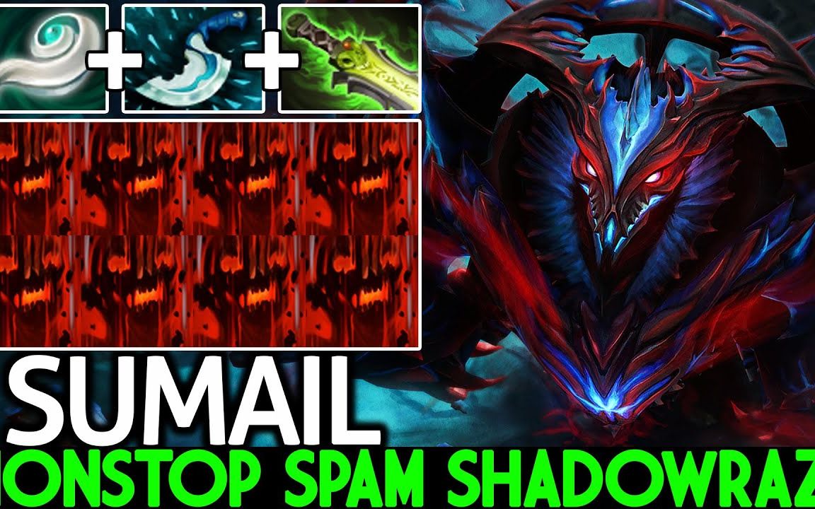 【dota2】sumail 跳刀吹风虚灵 那飘逸的法系影魔 by dota2 high