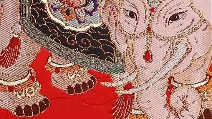 南京云锦装饰画,寓意吉祥,送礼佳品
