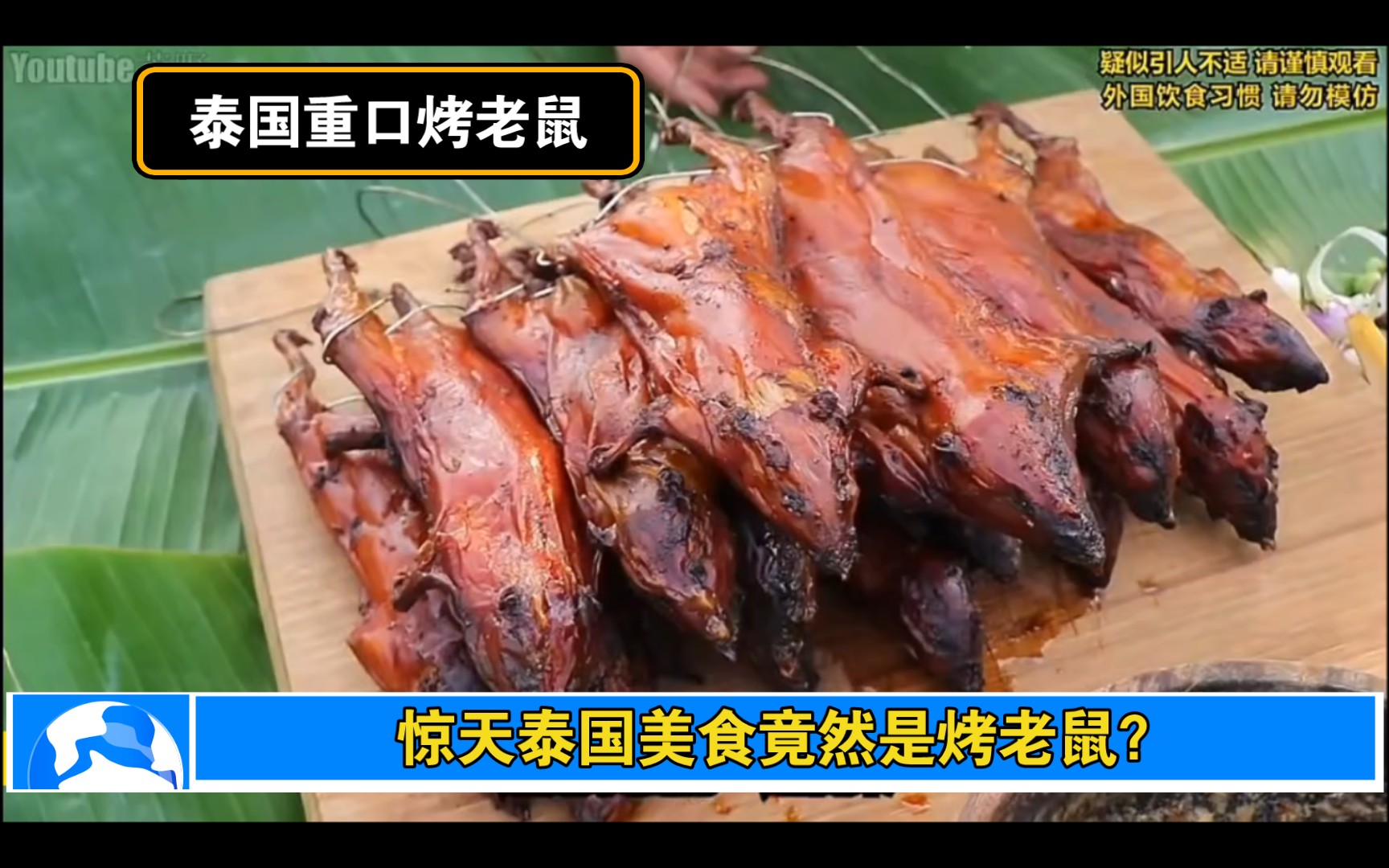 泰国美食:烤老鼠,你敢尝试吗?