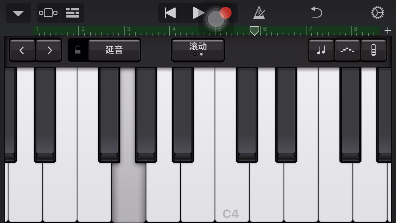 [图]【Garageband】用这个app弹《碧海问舟》我大概是疯了