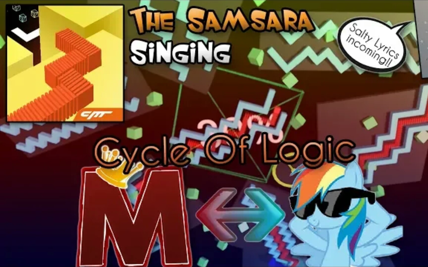 【跳舞的线/饭制关卡】The Samsara轮回英文填词 [Royal Mike]哔哩哔哩bilibili