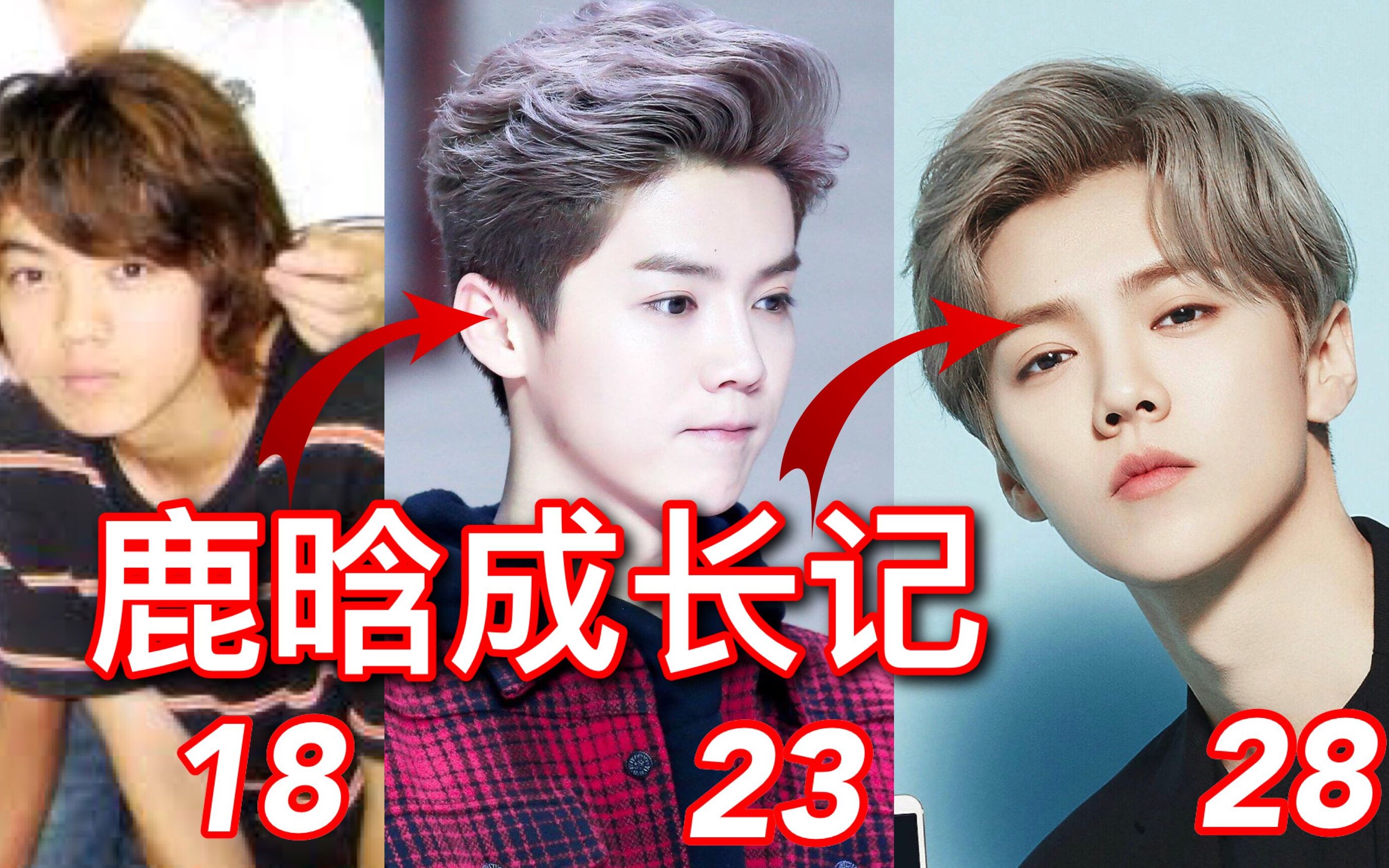 【4分钟看完鹿晗Luhan从小到大颜值变化】哔哩哔哩bilibili