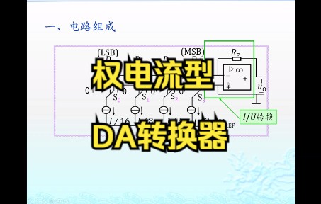 权电流型 DA转换器哔哩哔哩bilibili