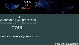 AutoGIS Lesson 7.1 (2018) - Using Python in QGIS; Processing API.mp4