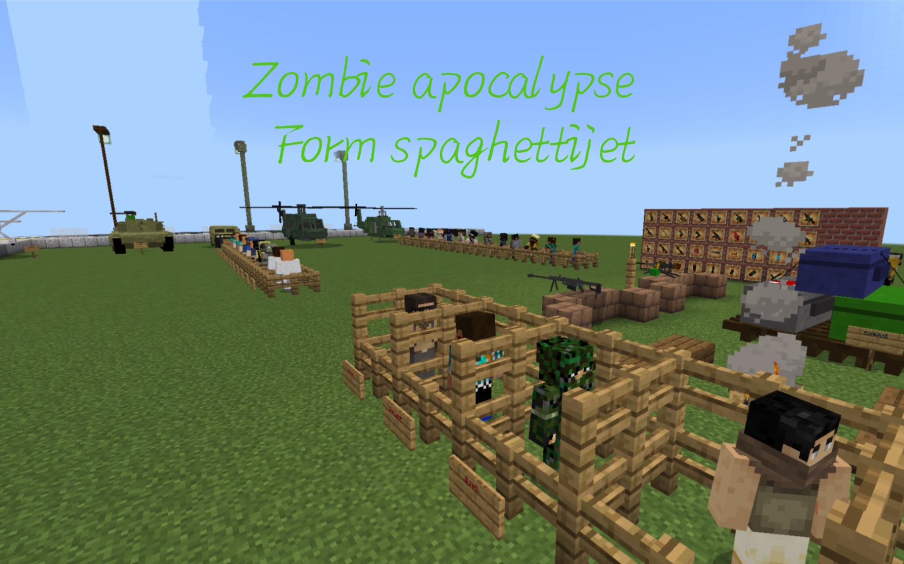 [图]我的世界：The zombie apocalypse form spaghettijet sj的丧尸模组（注：模组多人可能会卡）