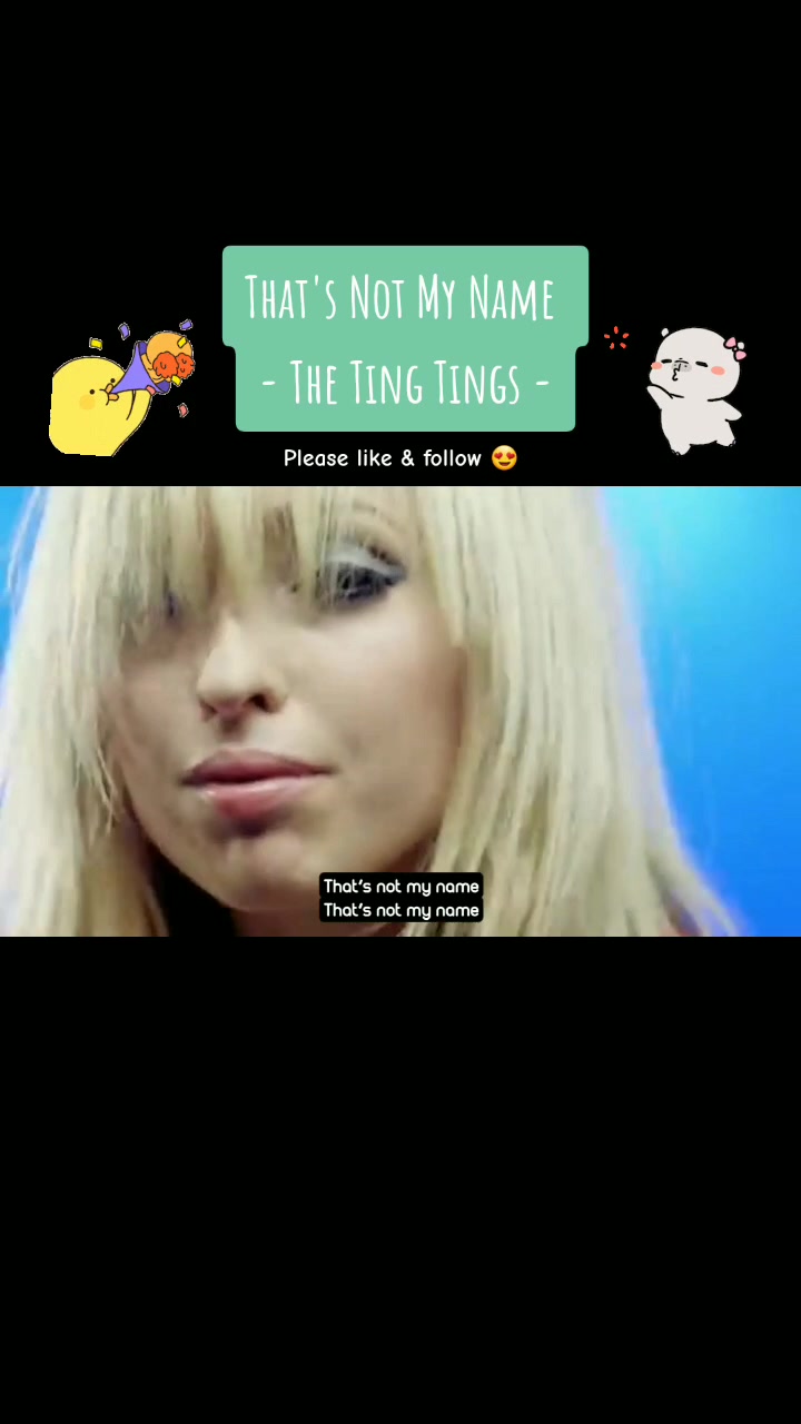 那不是我的名字 Ting Tings notmyname哔哩哔哩bilibili