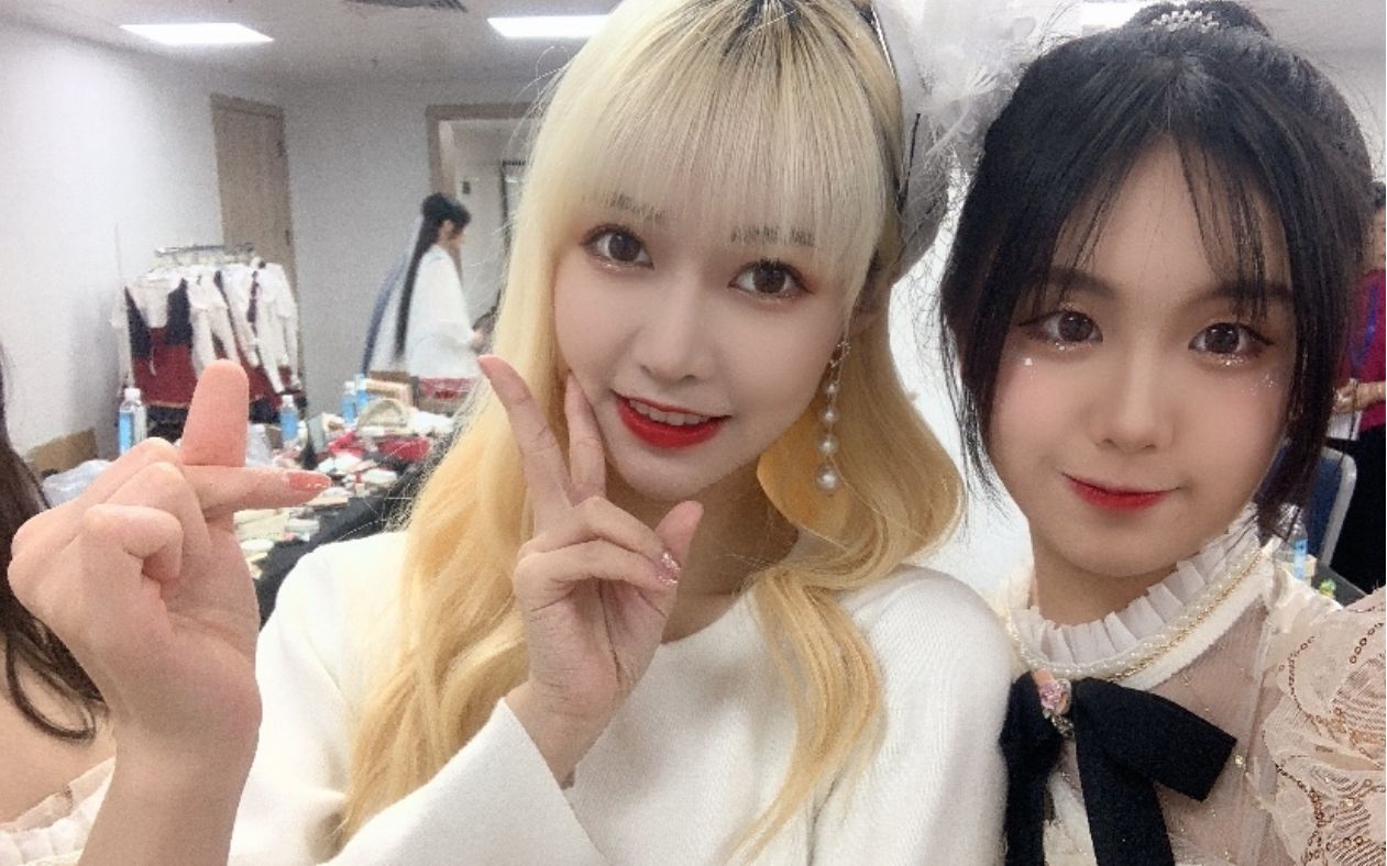 gnz48中大乔神同步张琼予从今天开始我们俩个就是姐妹小乔走开