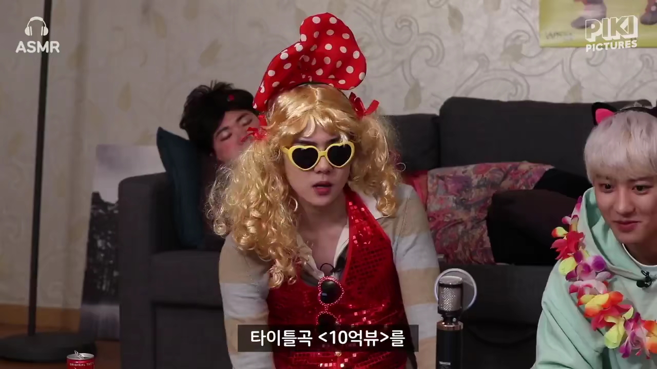 exosc综艺妈妈睡着后预告这造型什么鬼啊哈哈哈哈