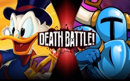 【生死决斗DEATH BATTLE】史高治ⷩ𚦥…‹达克 vs 铲子骑士哔哩哔哩bilibili