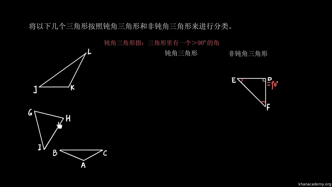 【KhanAcademy】数学四年级三角形三角形的分类哔哩哔哩bilibili