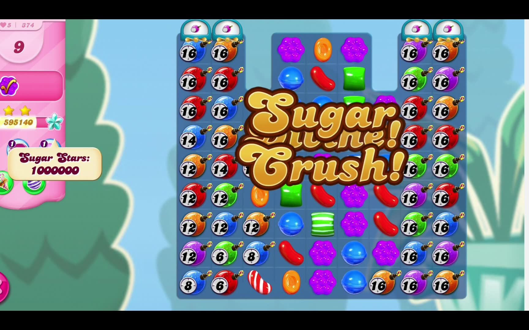 糖果传奇: candy crush saga 373-376关
