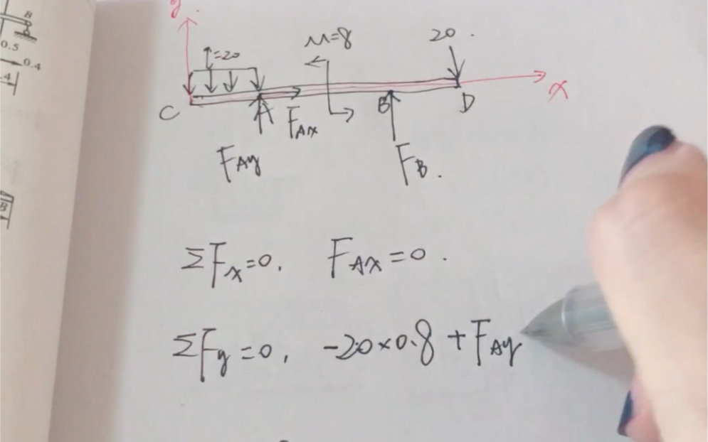 [图]［工程力学］和我一起做题吧～第四章平面任意力系课后题解法 求解技巧方法  解题给你看