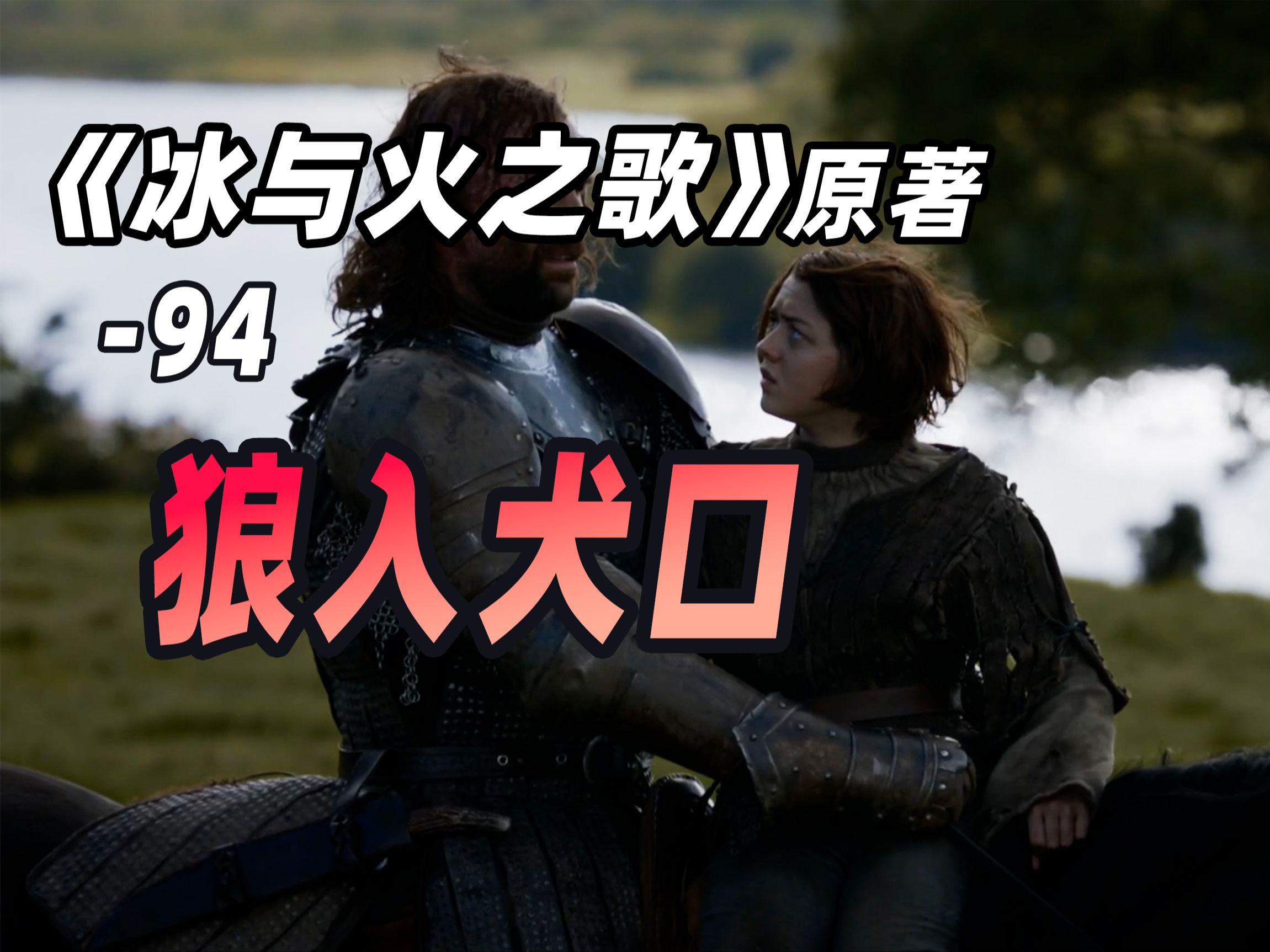 【权力的游戏】94期《冰与火之歌③》原著狼入犬口【冰雨的风暴】哔哩哔哩bilibili