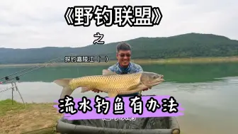 Descargar video: 探钓嘉陵江，流水钓鱼一个蛋蛋就搞定！