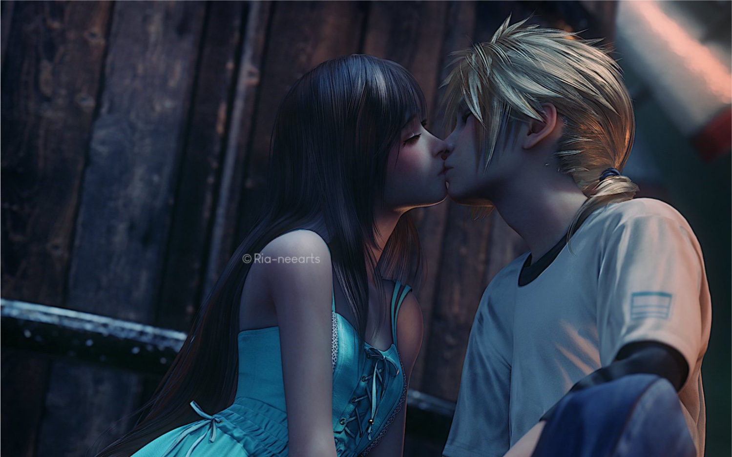 【最终幻想7|克劳德×蒂法混剪】用《靠近》打开ct_最终幻想7