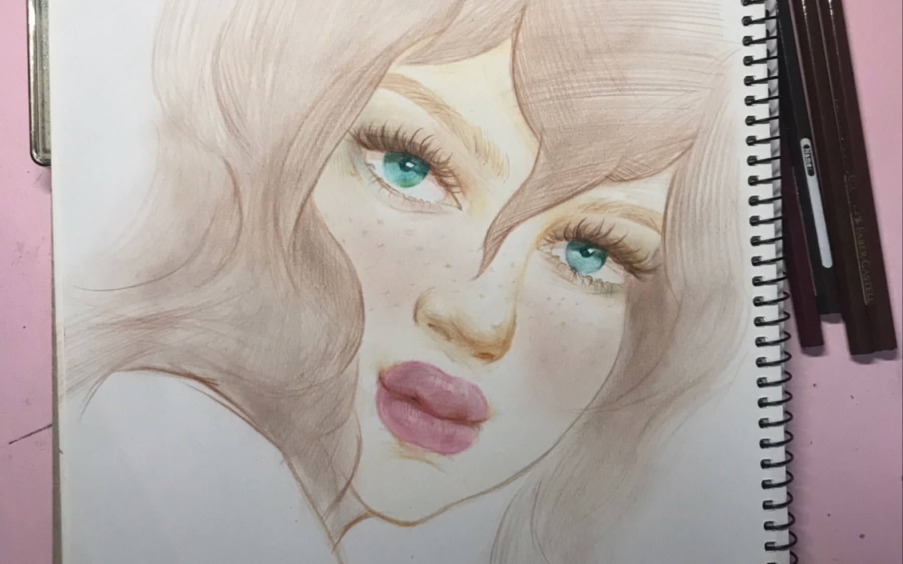 创意绘画-眼影可以这样用.