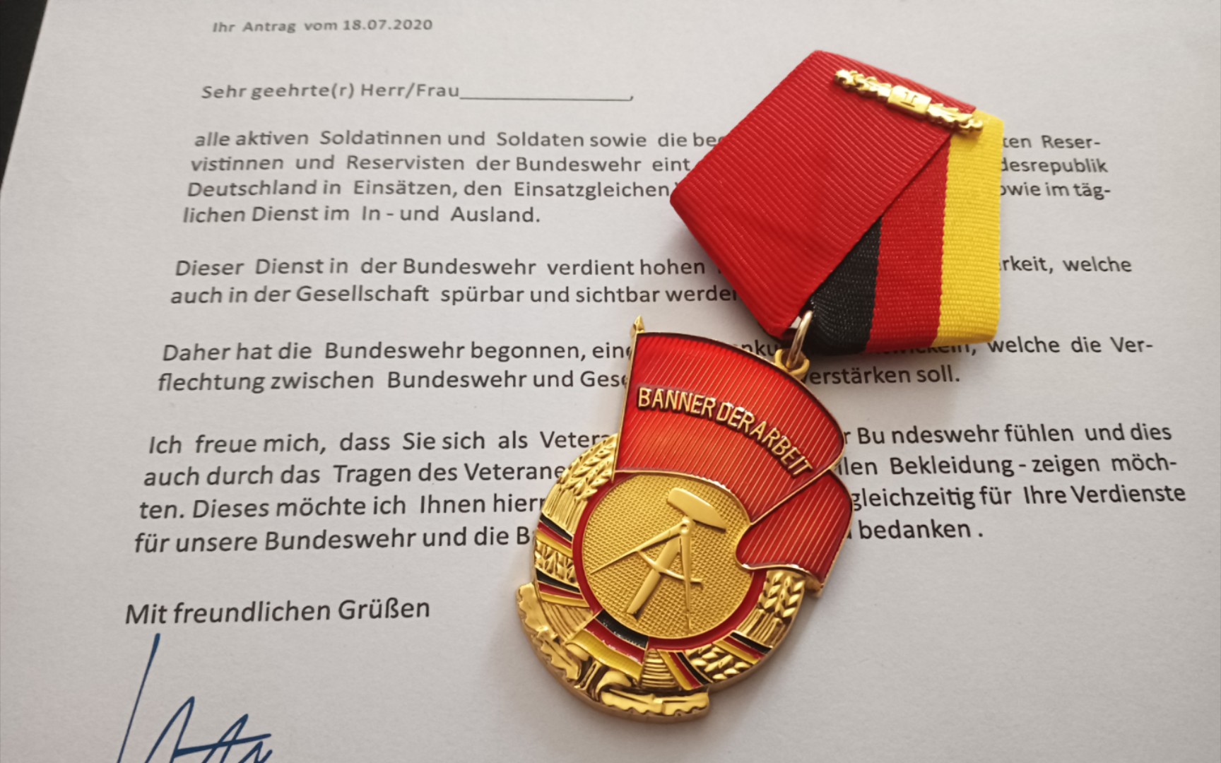 东德一级劳动勋章(复刻)