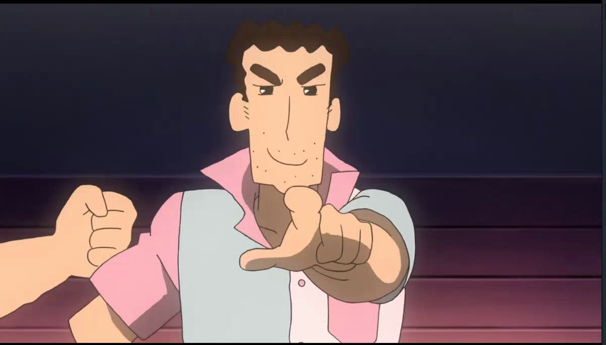 野原广志为了美伢开心帅气舞蹈