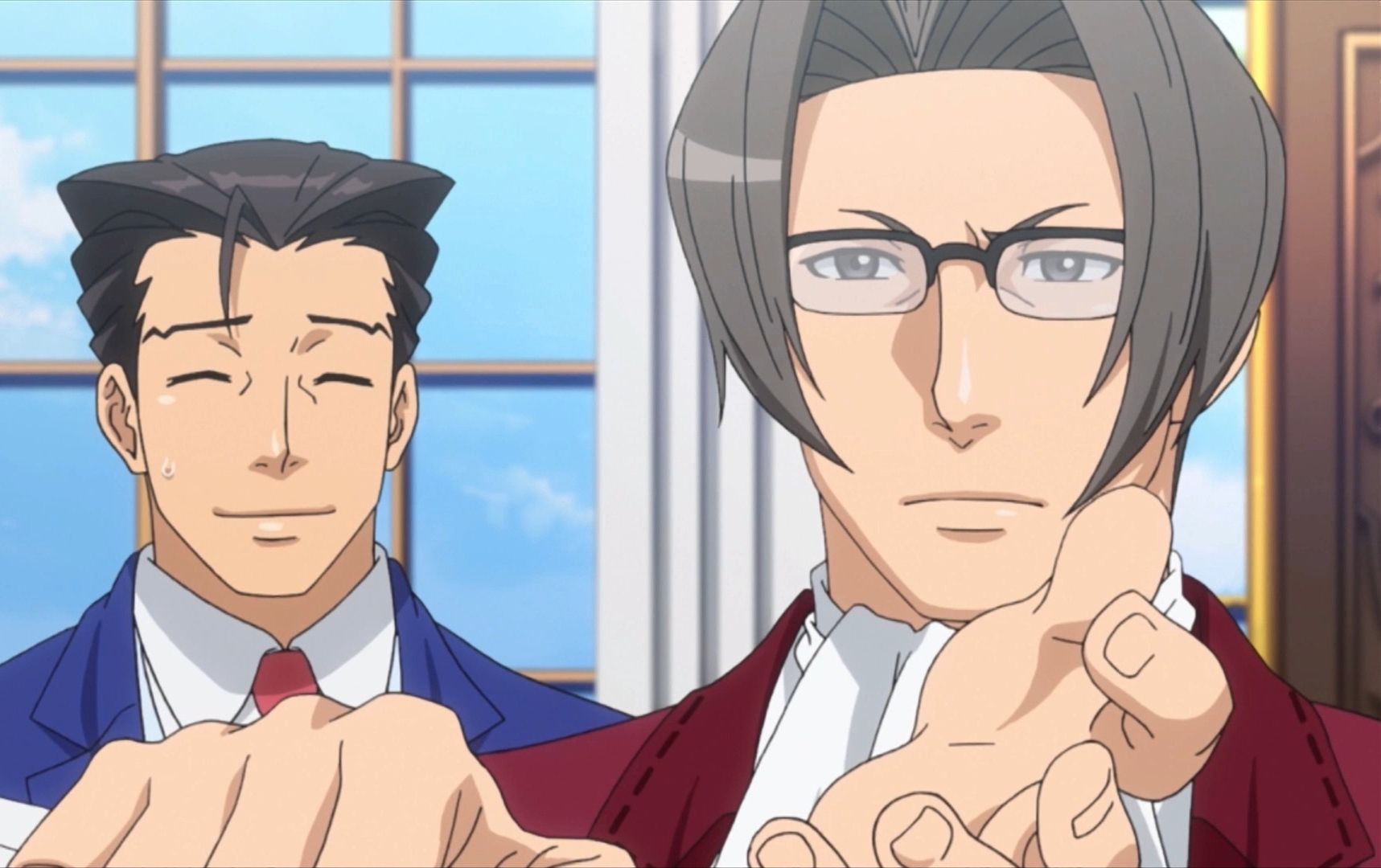 御剑怜侍不赞成的眼神