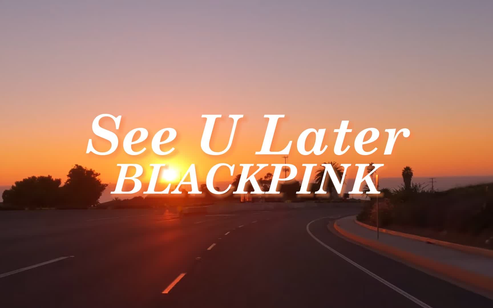 [图]夏日黄昏在加州兜风听【Blackpink】- See U Later