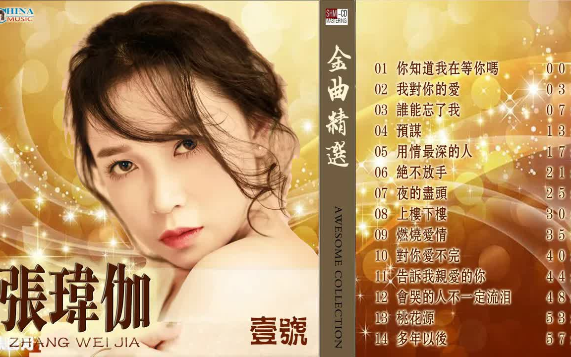 [图]張瑋伽金曲精選集1 【無損原音】 你知道我在等你嗎我對你的愛用情最深的人上樓下樓燃燒愛情會哭的人不一定流淚 桃花源