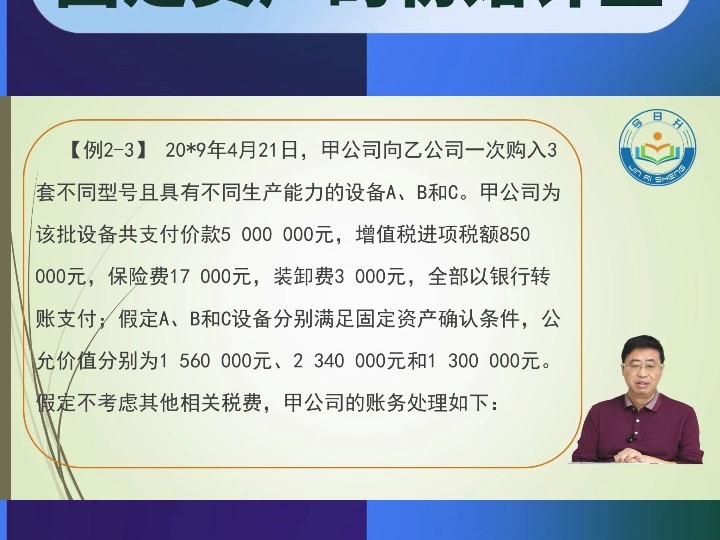 考点5:固定资产的初始计量哔哩哔哩bilibili