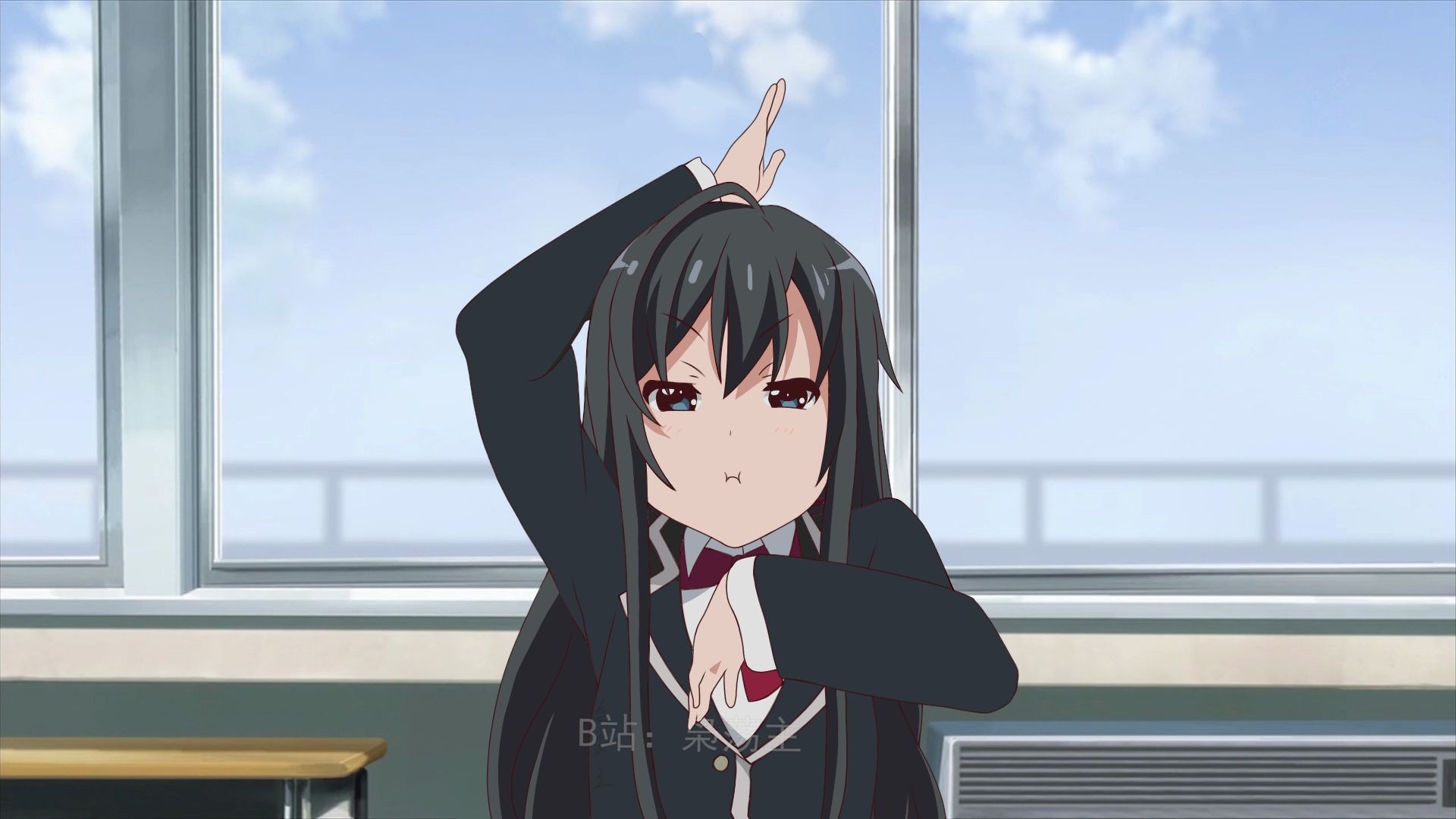 雪乃只是在模仿翻车鱼而已