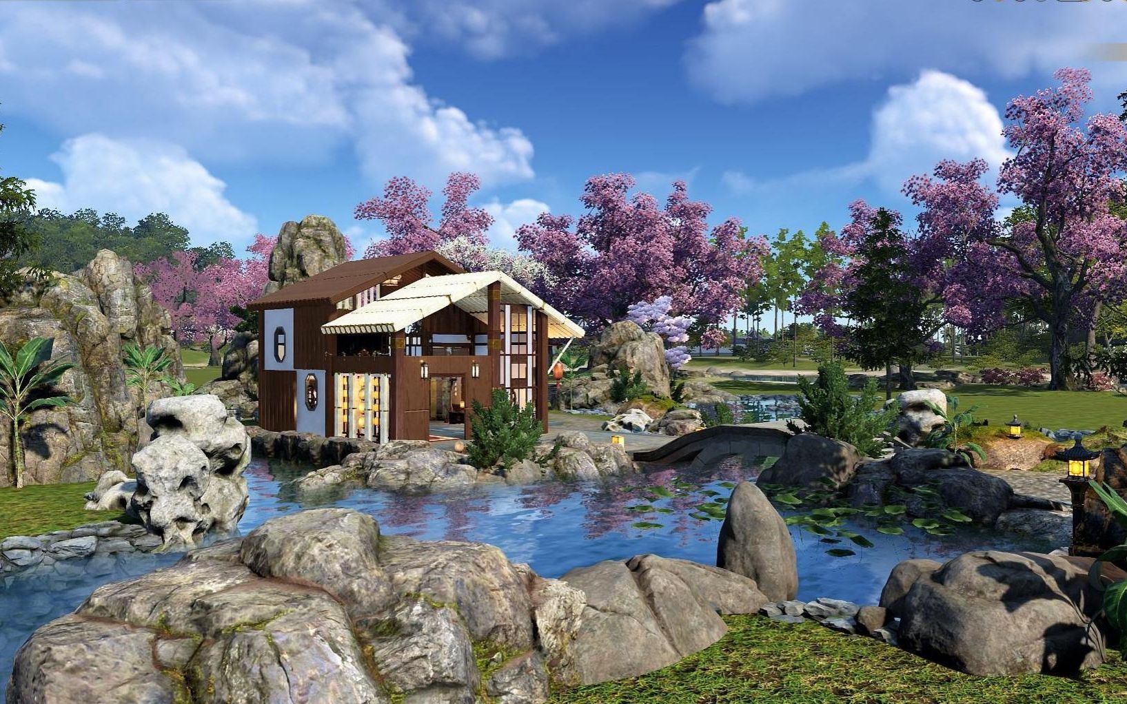 活动  天刀家园设计-花园别墅