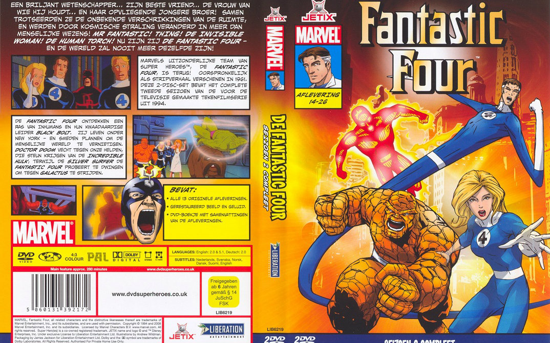 【480P/DVDRip】【神奇四侠 第二季 Fantastic4 S2】【1995年】【13集全】【英语无字】哔哩哔哩bilibili