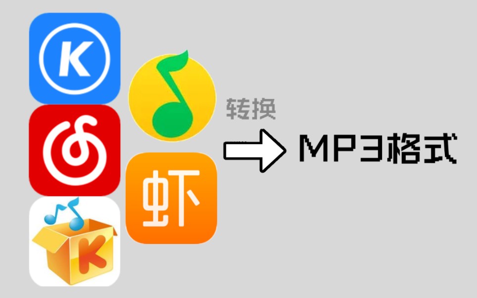 [图]KGM、XM、KWM、NCM等格式如何转MP3