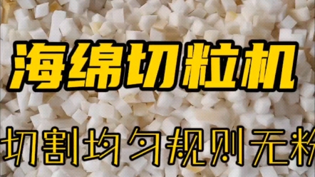 海绵边角料切粒机 记忆棉废料切块机 碎海绵机 海绵粉碎机家居填充枕头抱枕坐垫靠垫等填充颗粒均匀无粉末效率高操作简单#海绵撕碎机 #海绵破碎机 #海绵...